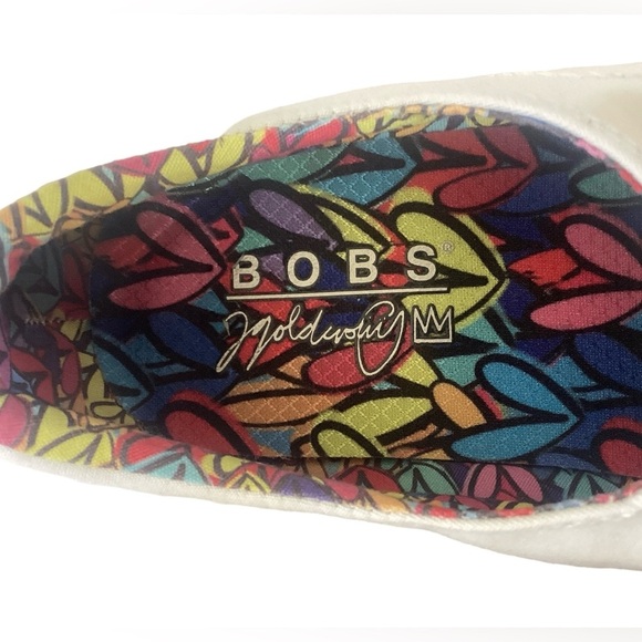 James Gold Crown X Skechers Bob's B Wilder Women's Sneakers White Size 10 shoes - Picture 10 of 11